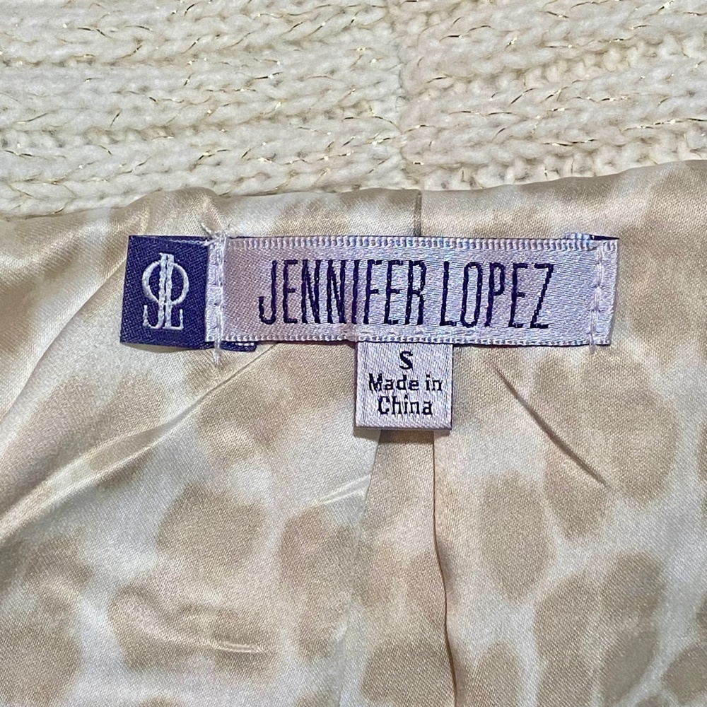 Jennifer Lopez Women's Faux Fur Collar Sweater Coat Jacket - Picture 11 of 13
